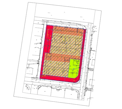 נחומי אדריכלים שרטוט פרוייקט ז'בוטינסקי פתח תקווה